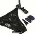 Tanga Encaje con Bala Vibradora Inalámbrica – 10 Modos Control Remoto