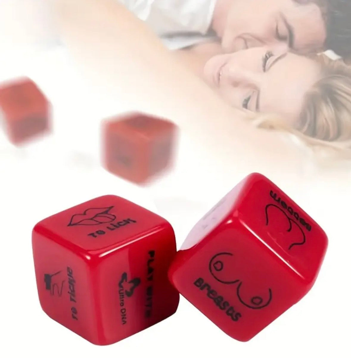 Dados Eróticos para Parejas – Juego Picante de Acciones y Zonas