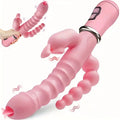 Vibrador Rabbit Triple Estimulación – Vaginal, Clitoriano y Anal