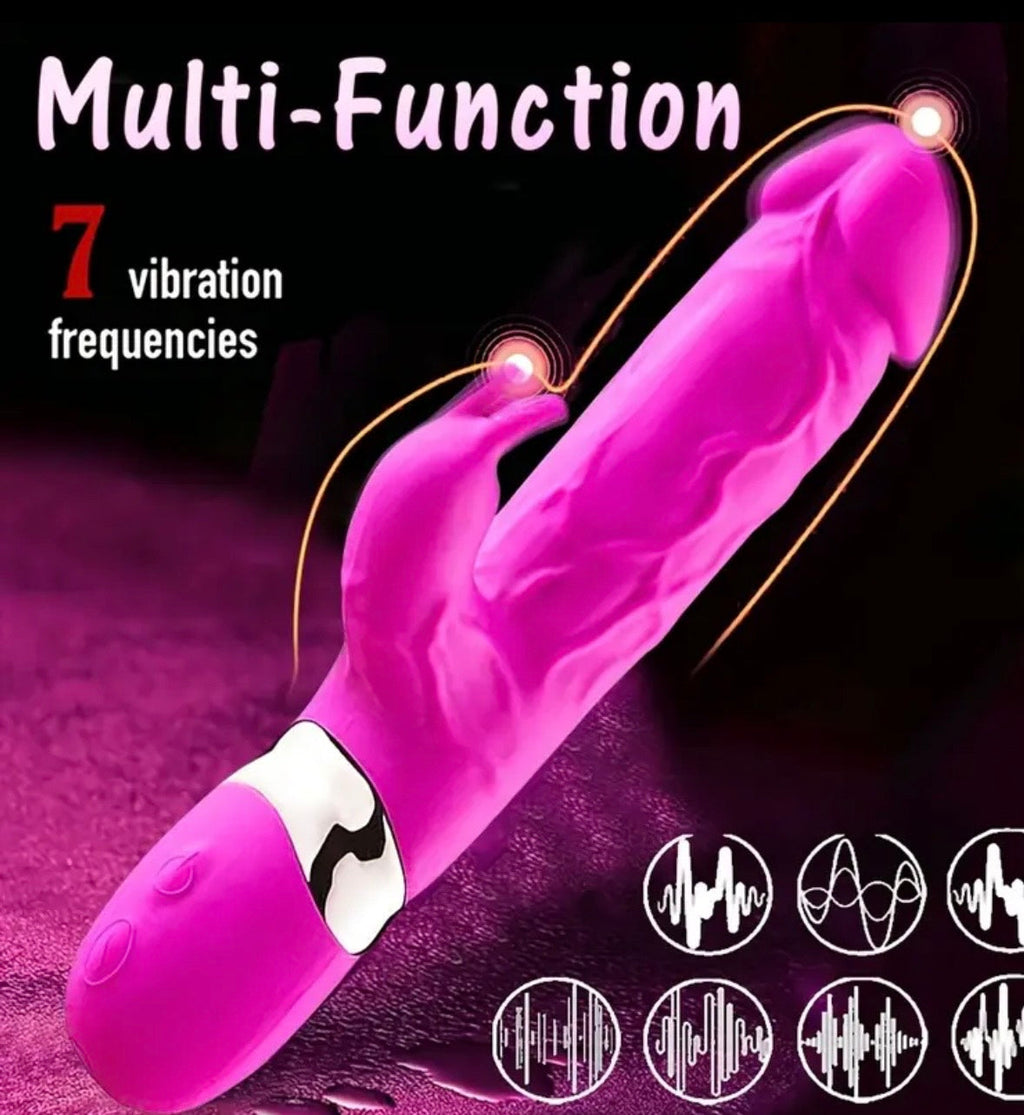 Vibrador Rabbit Doble Estimulación – 7 Modos