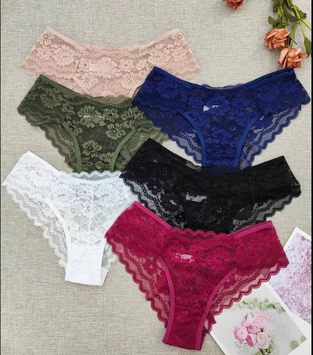 Bikini de Encaje Floral – 6 Colores