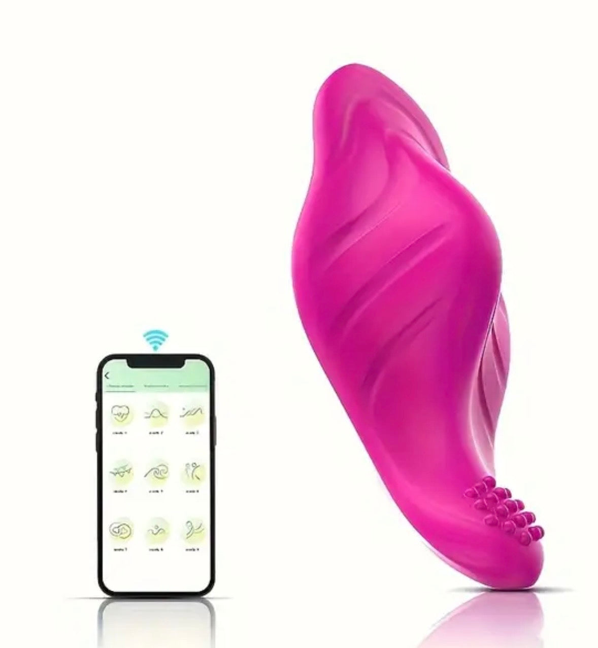 Vibrador Mariposa Wearable App Control – 9 Modos Bluetooth