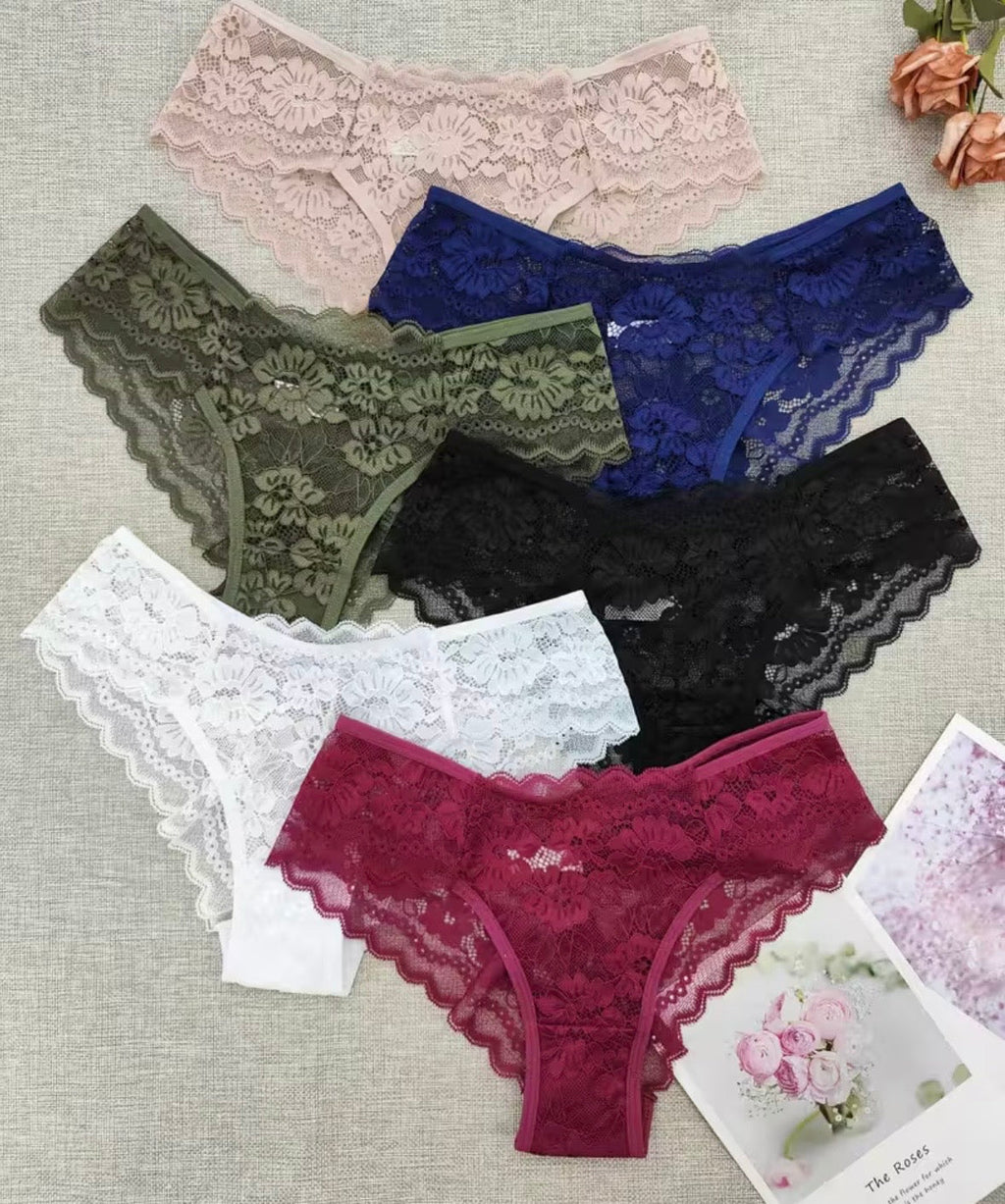 Bikini de Encaje Floral – 6 Colores