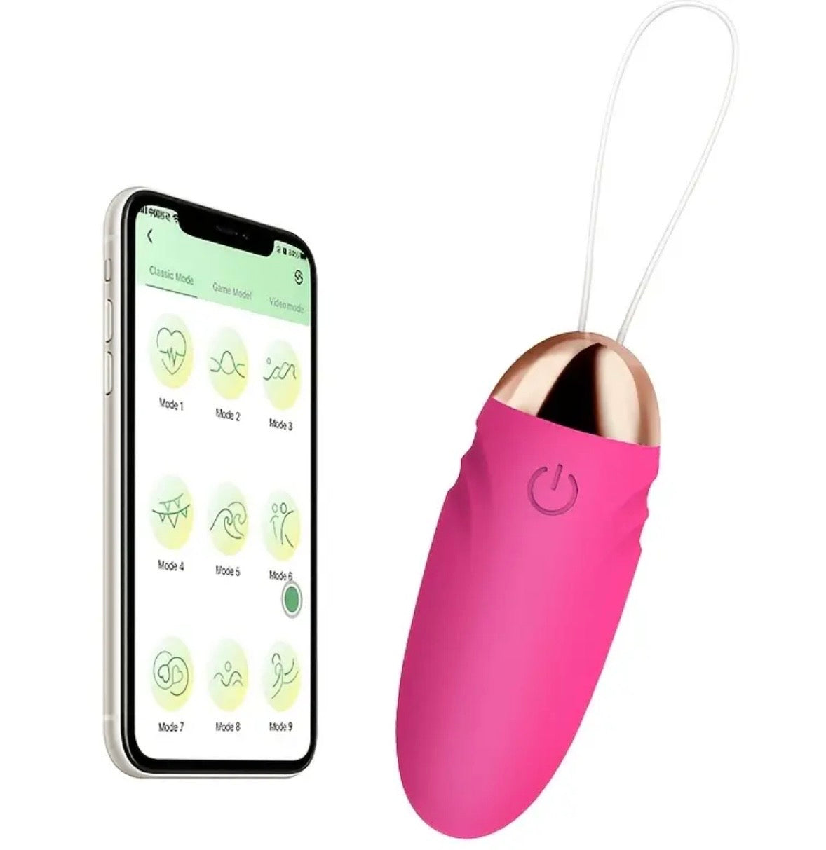 Huevo Vibrador App Control – 9 Modos Bluetooth Largo Alcance