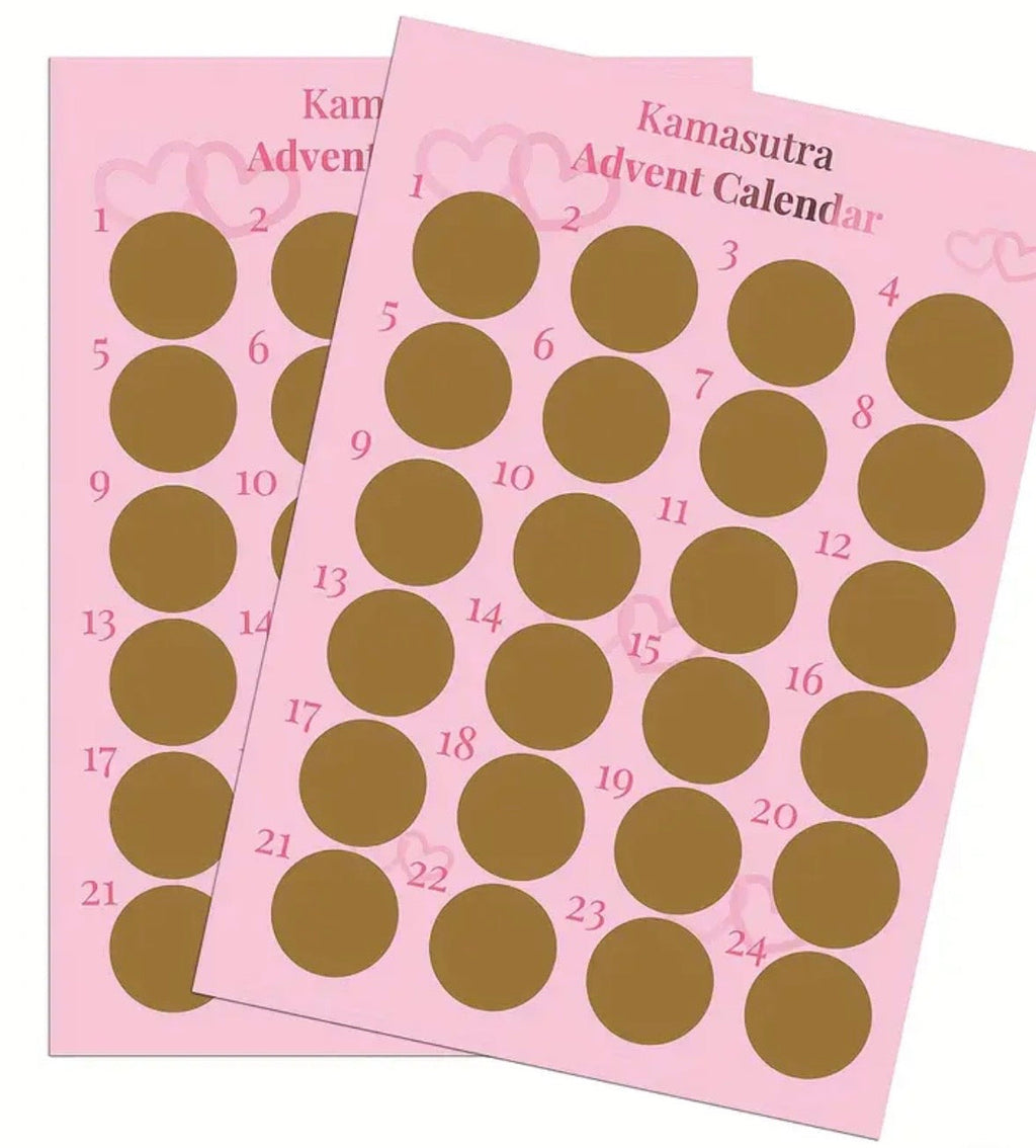 Calendario de Adviento Kamasutra – 24 Posiciones Rascables para Parejas