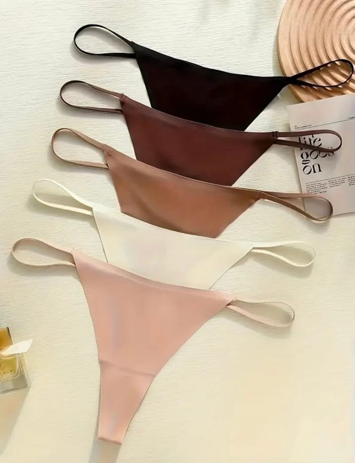 G-String Satinado Liso – Argolla Dorada (precio unitario)