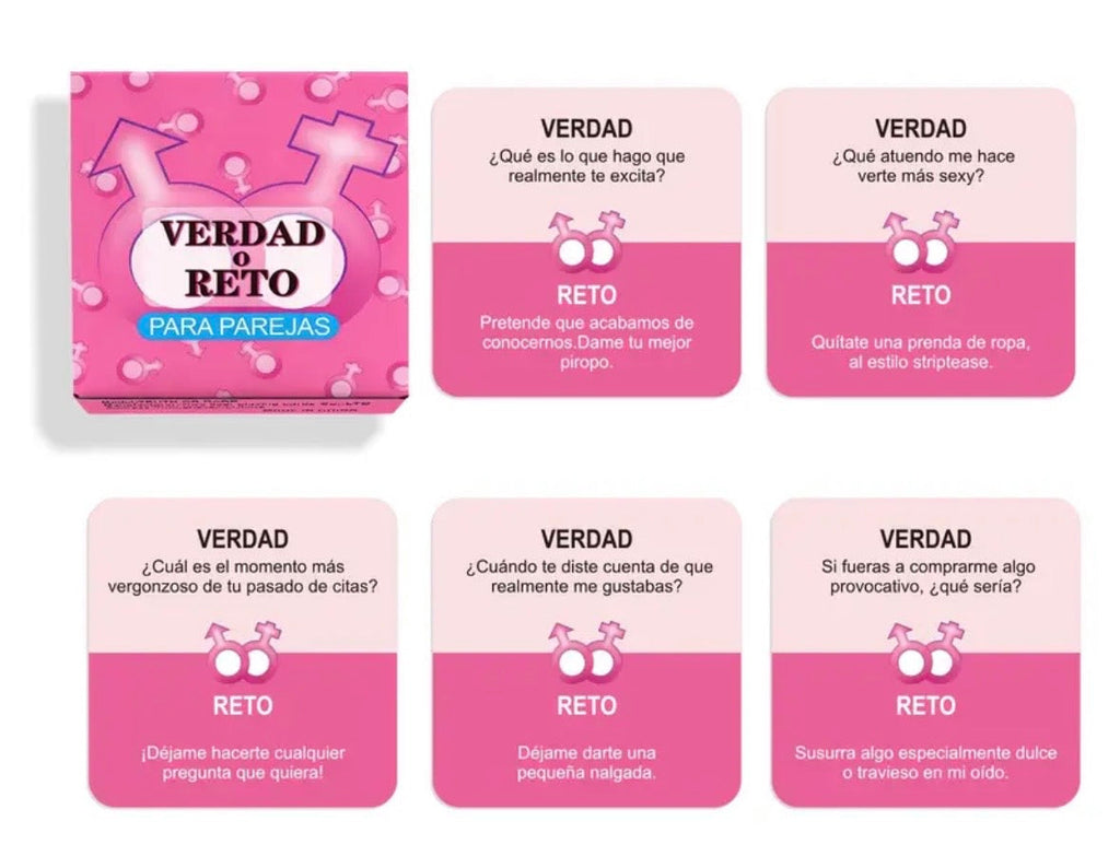 Verdad o Reto Para Parejas – Juego de Cartas Picante en Español