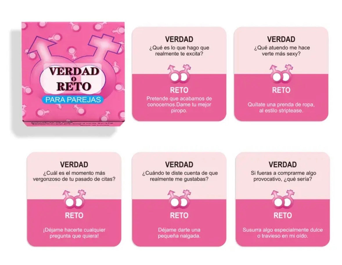 Verdad o Reto Para Parejas – Juego de Cartas Picante en Español