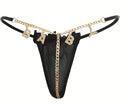 G-String BABY – Cadena Dorada con Strass