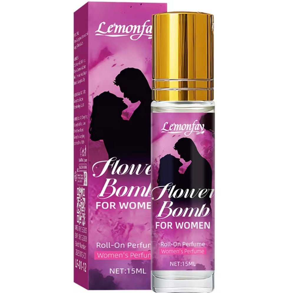 Perfume Roll-On Flower Bomb For Women – Lemonfay 15ml Fragancia Seductora
