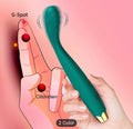 Vibrador Punto G Curvo – 10 Frecuencias Silicona Premium
