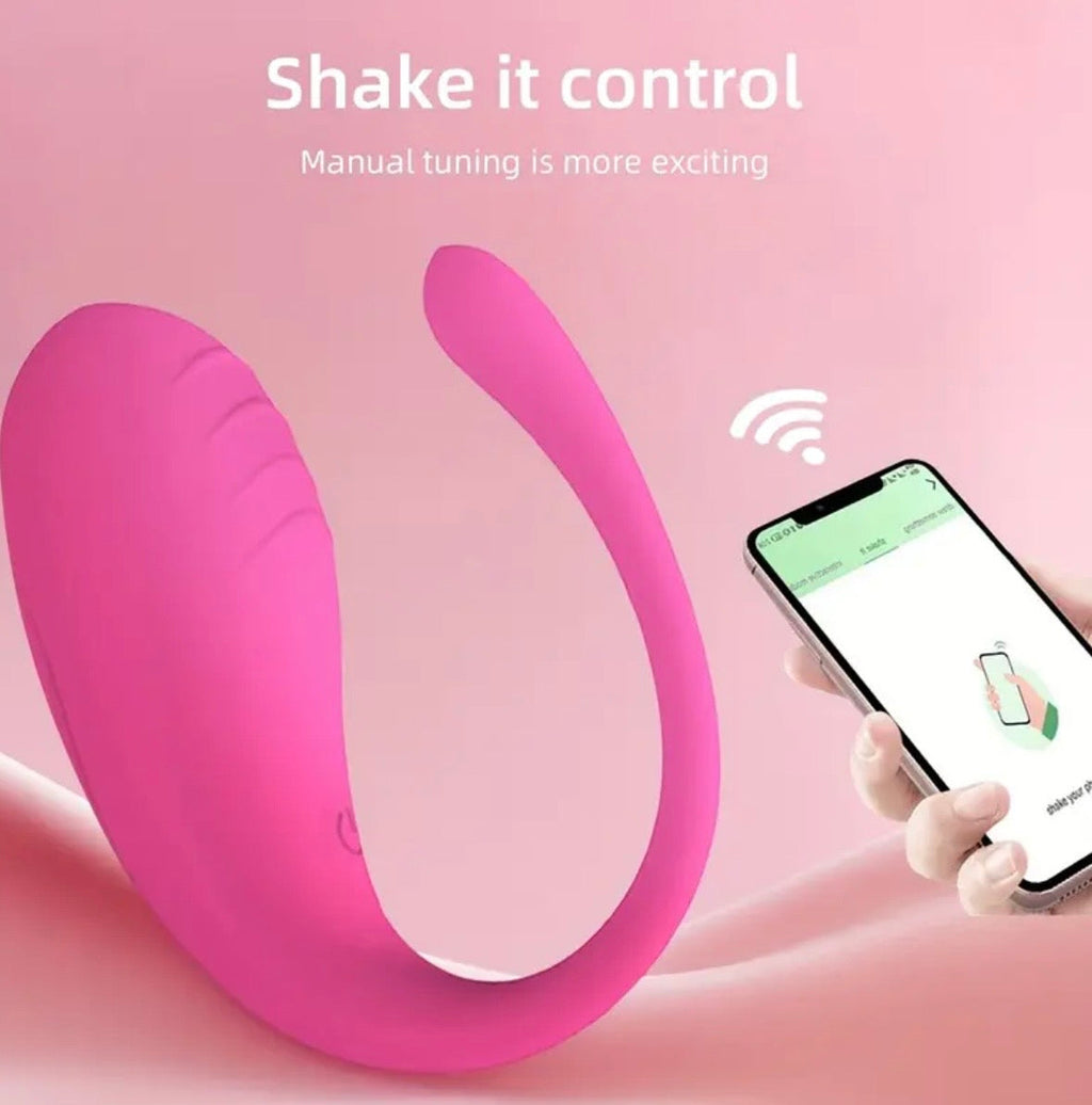 Vibrador en U para Parejas – App Control Shake & Bluetooth