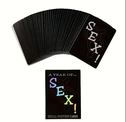 Cartas de Posiciones Sexuales – A Year of SEX! Kamasutra para Parejas