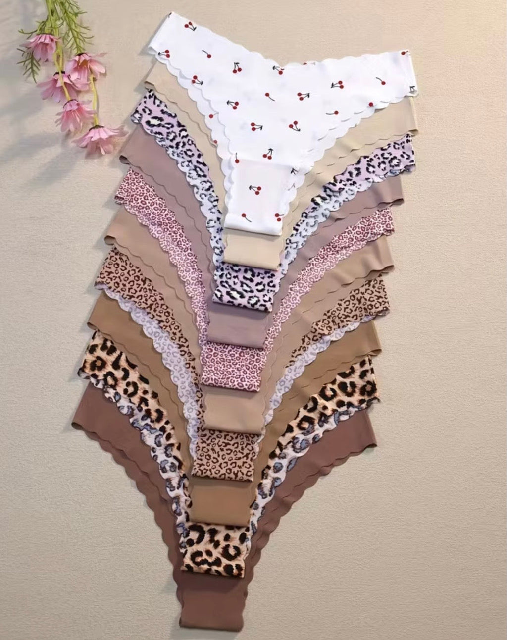 Tanga Sin Costuras – Estampados & Lisos (precio unitario)