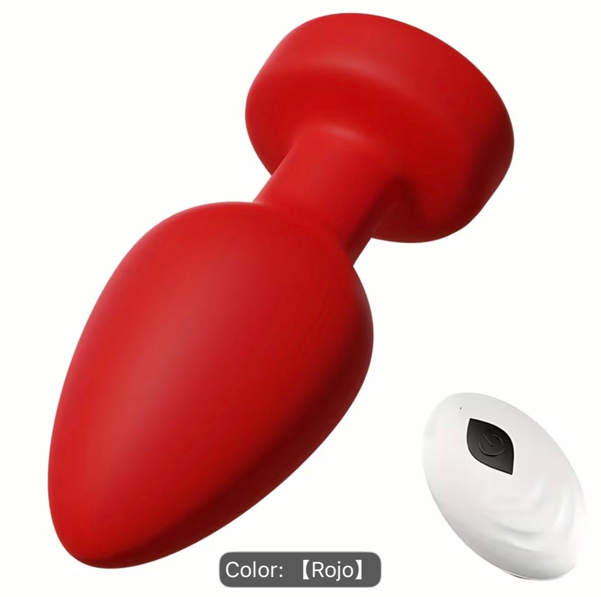 Plug Anal Vibratorio 10 Modos Control Remoto 12M – Silicona Masaje Próstata